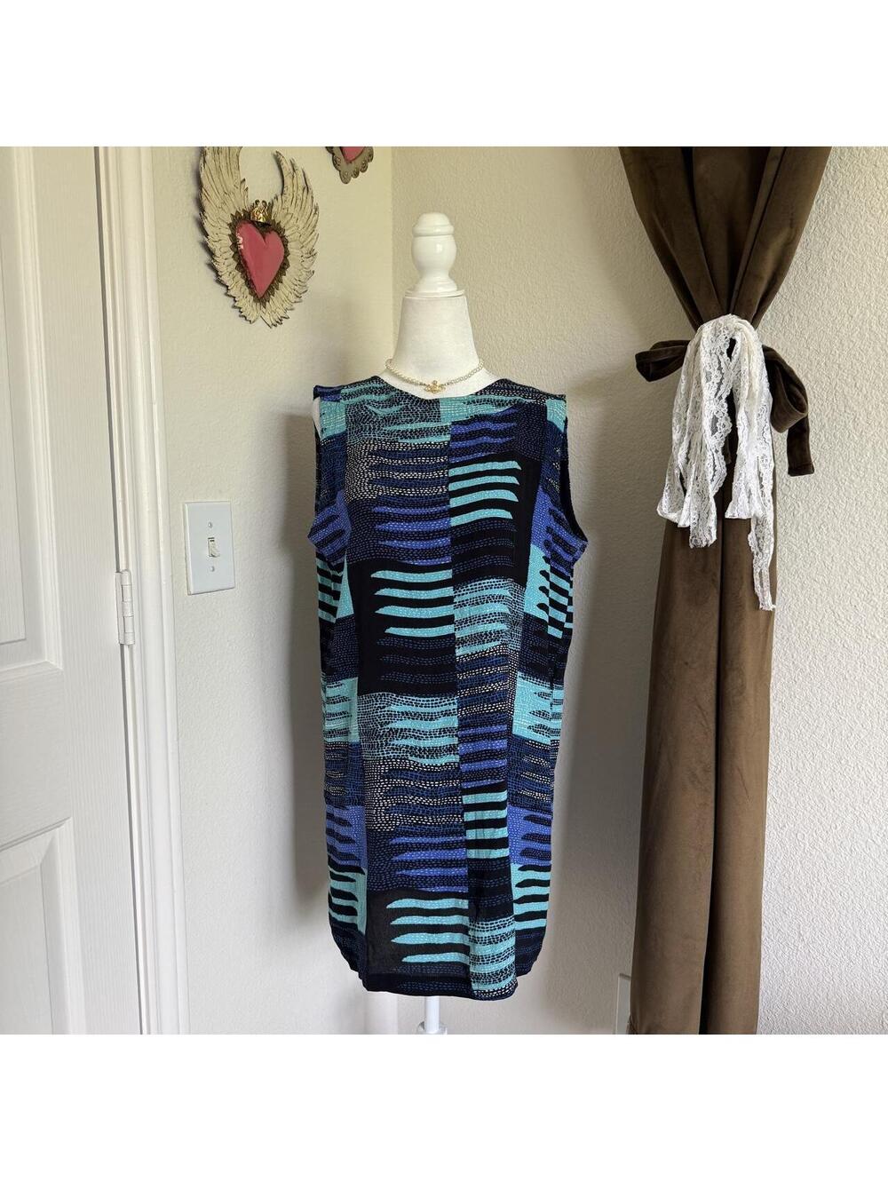 Mara Hoffman Geometric Chic Vintage Mini Dress
